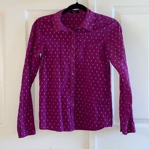 NWOT Gap Patterned Button Down Dress Shirt